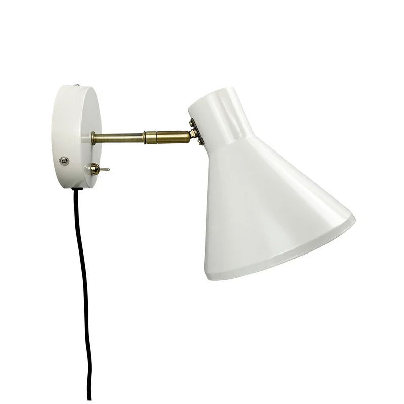 B-Ware Dyberg Larsen Wandlampe Sleep LED Wandleuchte Lampe skandinavisch weiß Ø15cm
