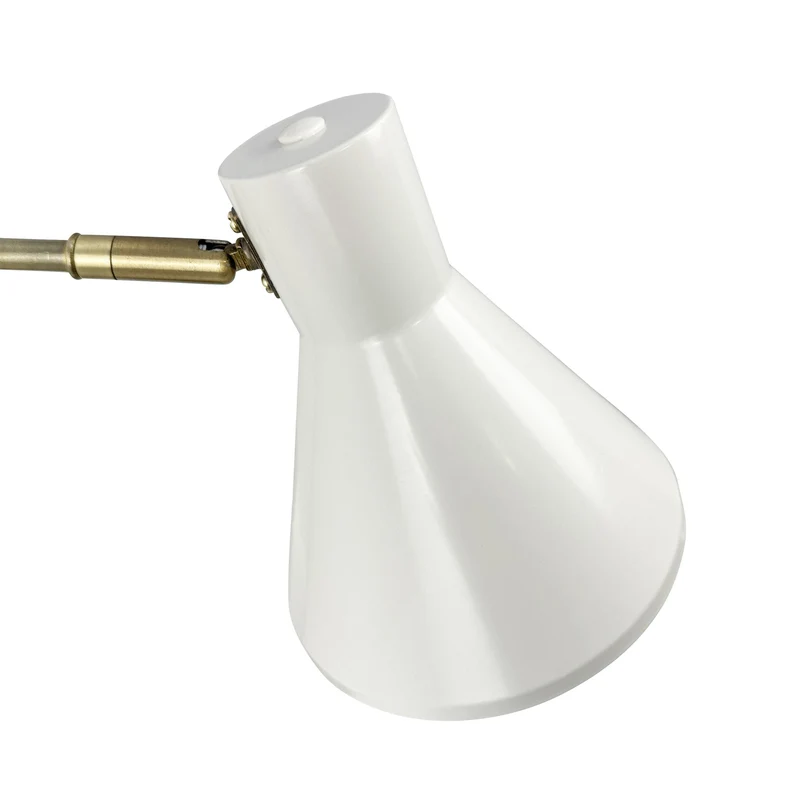 B-Ware Dyberg Larsen Wandlampe Sleep LED Wandleuchte Lampe skandinavisch weiß Ø15cm