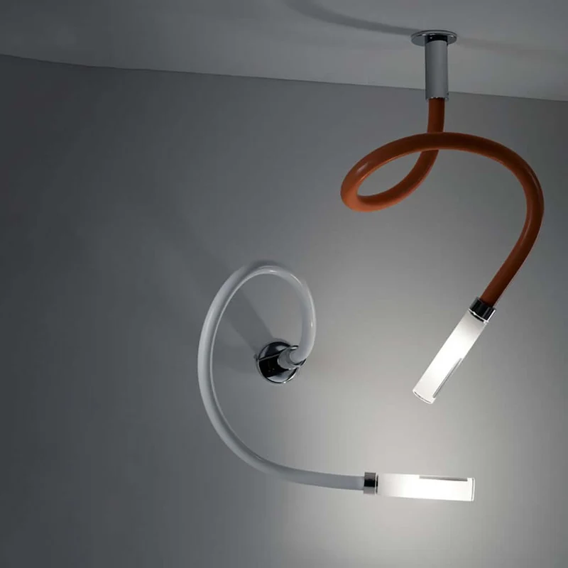 Fabbian Snake LED Wand- & Deckenleuchte
