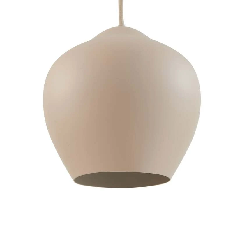 C-Ware Lucande Hängeleuchte Malisa LED Pendelleuchte dimmbar beige 3-flammig 101,5cm