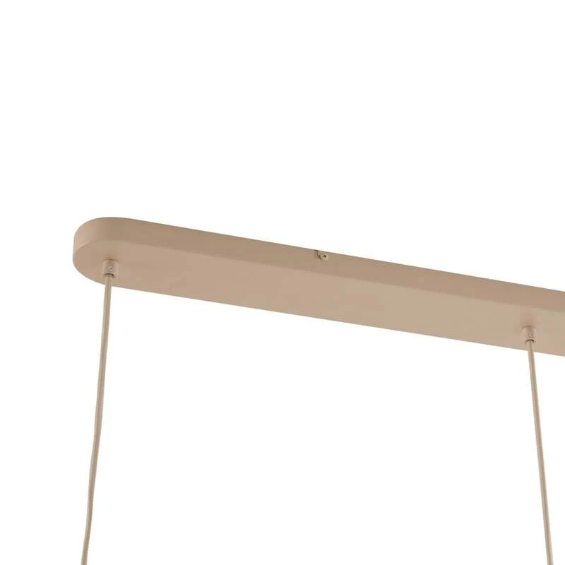 C-Ware Lucande Hängeleuchte Malisa LED Pendelleuchte dimmbar beige 3-flammig 101,5cm