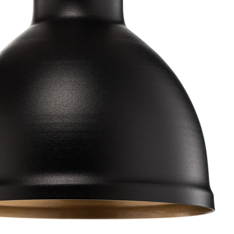 B-Ware Euluna Hängeleuchte Trial LED Pendelleuchte dimmbar schwarz gold 3-flammig 60cm