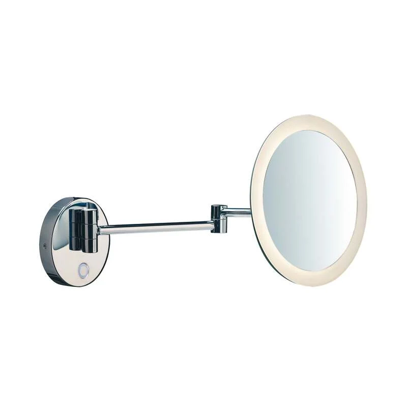 B-Ware SLV Wandleuchte Wandlampe Maganda LED Touch-Schalter CCT chrom Ø21,6cm Licht