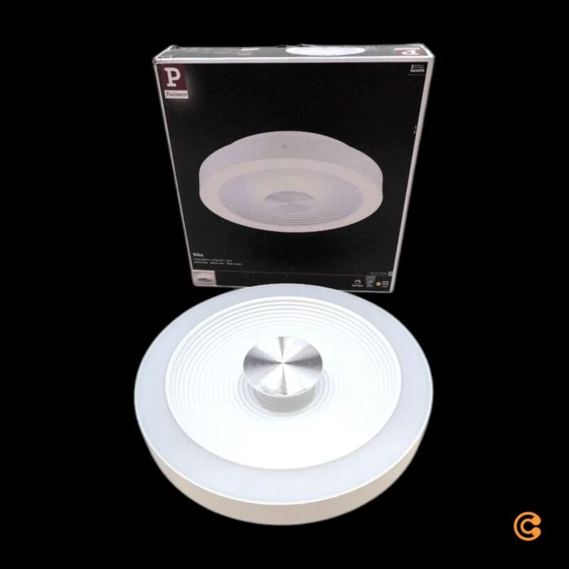 B-Ware Paulmann Deckenleuchte Volea LED Lampe dimmbar IP44 weiß/silber Ø32cm 3000K