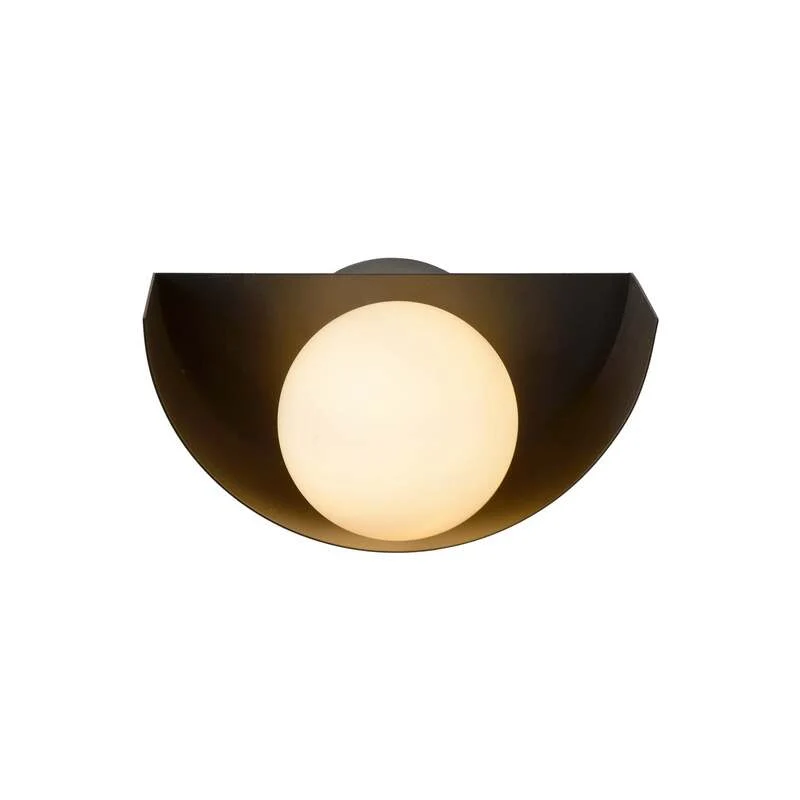 B-Ware Lucide Wandlampe Benni LED Wandleuchte Lampe dimmbar schwarz Ø10cm 21x10,5cm