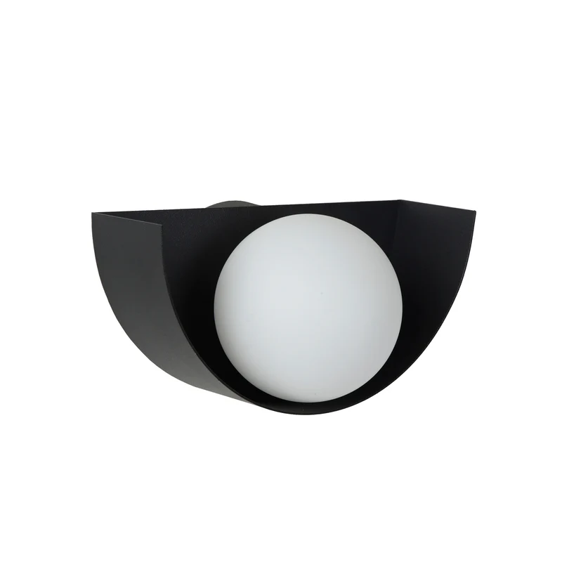 B-Ware Lucide Wandlampe Benni LED Wandleuchte Lampe dimmbar schwarz Ø10cm 21x10,5cm