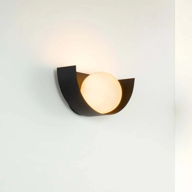 B-Ware Lucide Wandlampe Benni LED Wandleuchte Lampe dimmbar schwarz Ø10cm 21x10,5cm