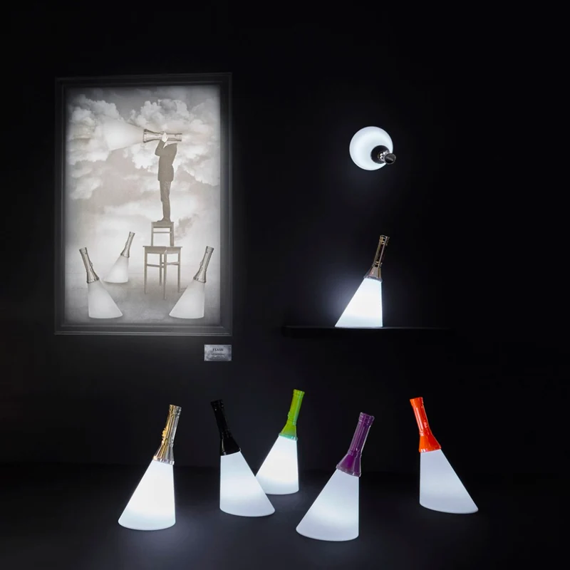 Flash Akku LED Tischlampe mit Fernbedienung