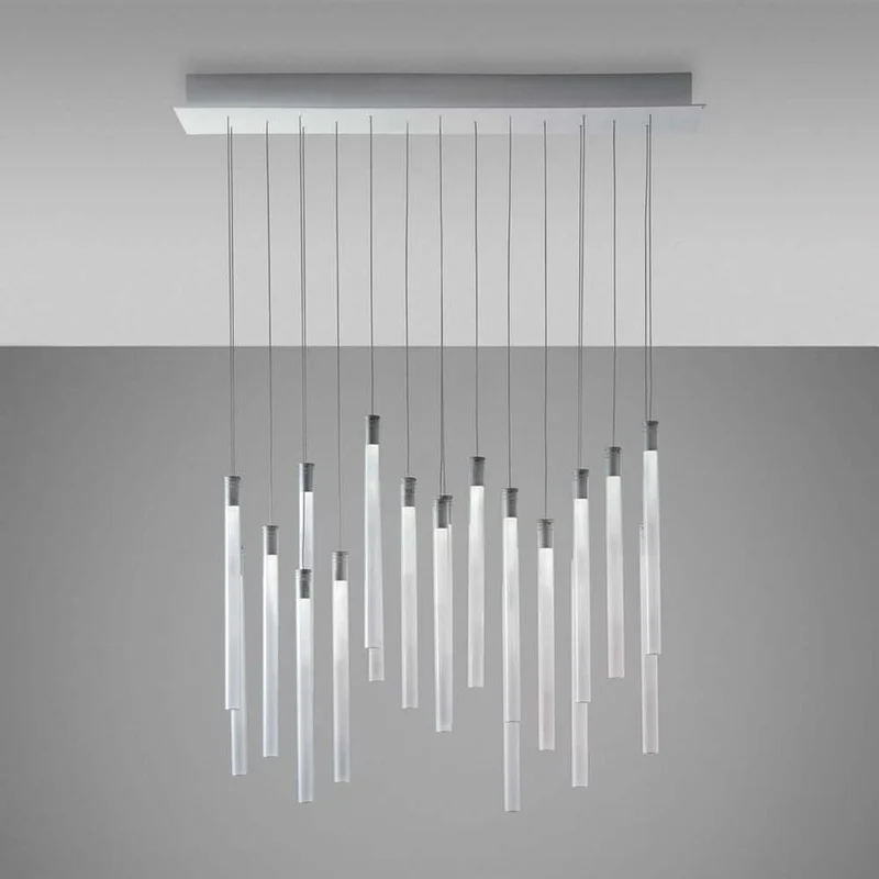 Fabbian Multispot LED-Hängeleuchte Tooby 20-flammig eckig