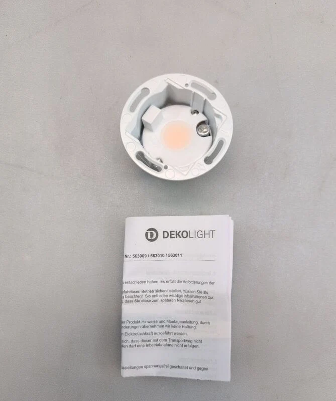 B-Ware Deko Wandleuchte LED Alwaid 4,8W dimmbar warmweiß Aluminium 3000K IP20 Ø71mm