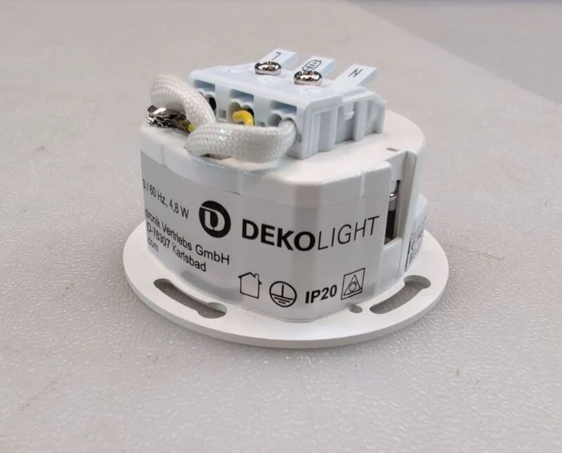B-Ware Deko Wandleuchte LED Alwaid 4,8W dimmbar warmweiß Aluminium 3000K IP20 Ø71mm