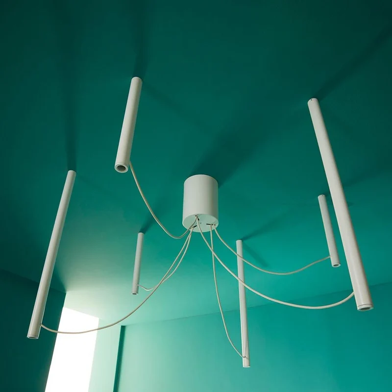 Fabbian Ari LED-Pendelleuchte 6-flammig