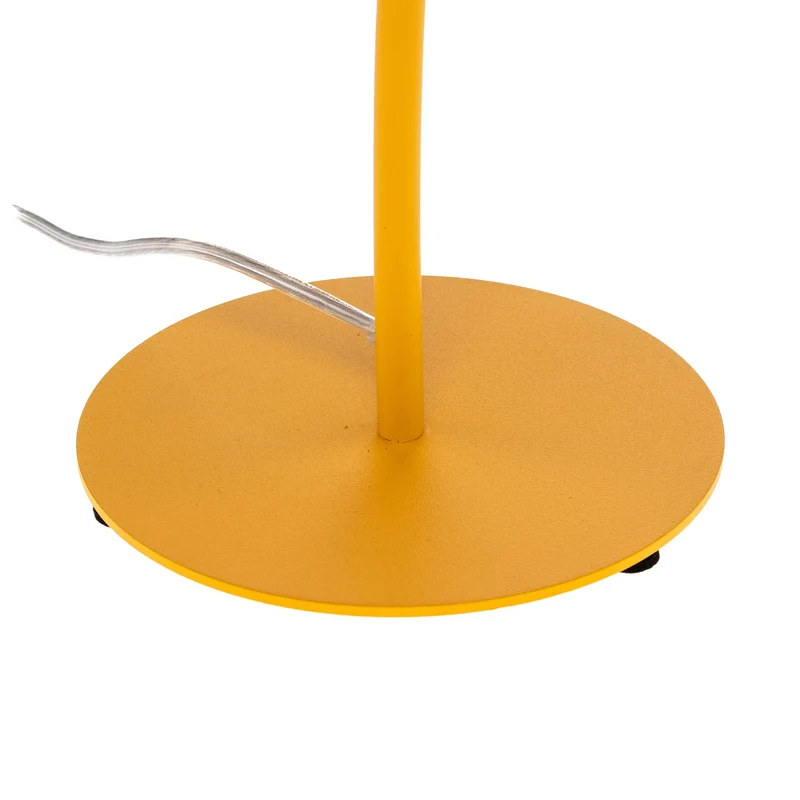 B-Ware TK Lighting Tischlampe Nicola LED Leuchte Tischleuchte gelb 37cm Höhe 20cm Licht