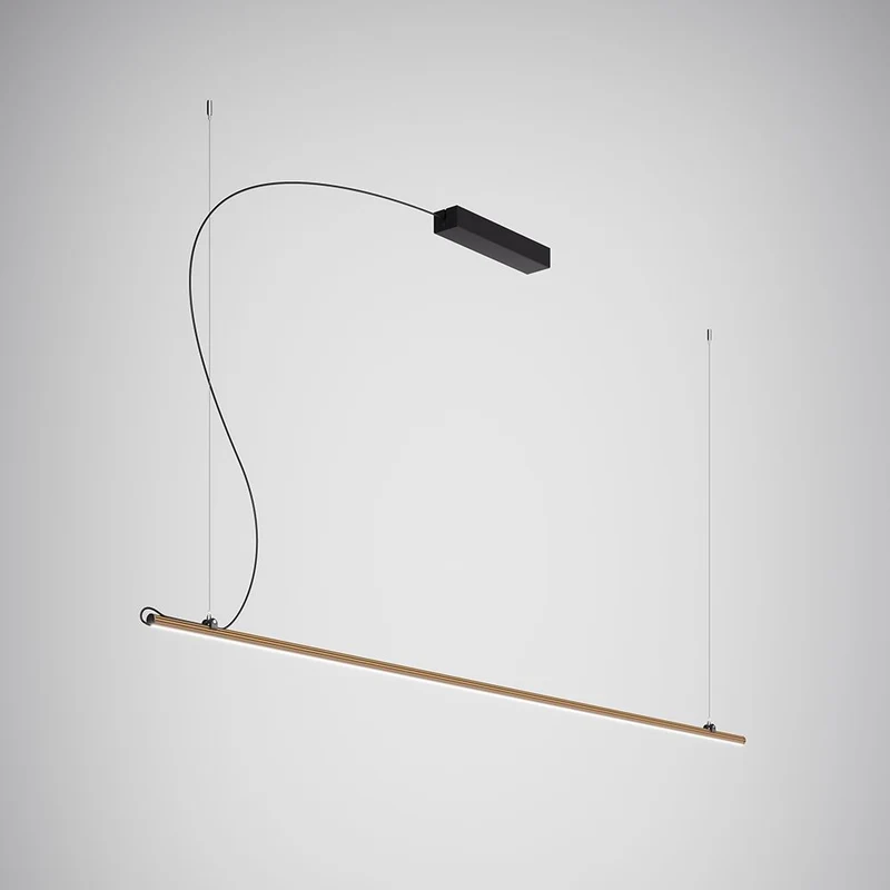 Fabbian Freeline LED-Hängeleuchte Medium 200cm