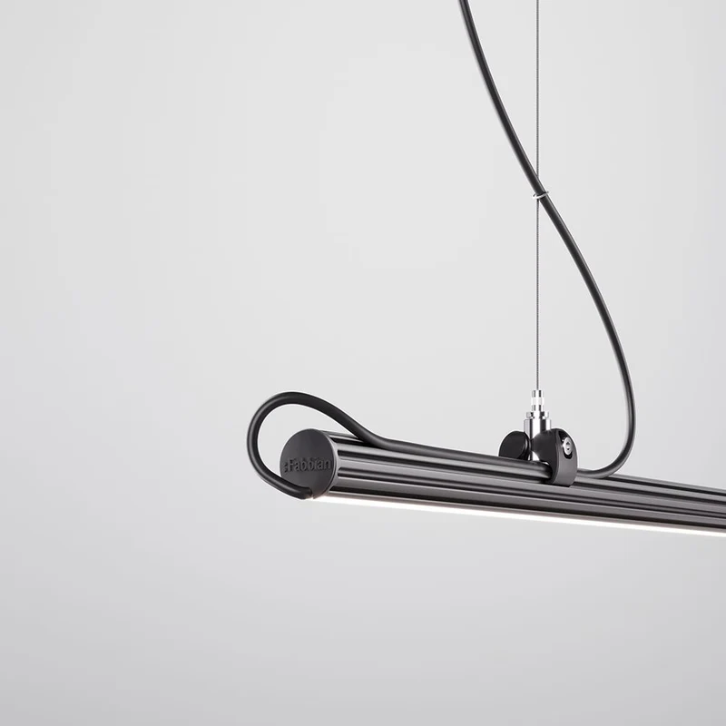 Fabbian Freeline LED-Hängeleuchte Medium 200cm