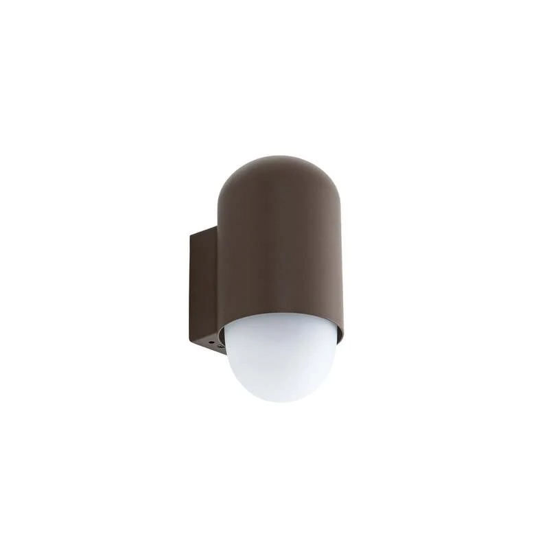 B-Ware Lindby Außenwandleuchte Pilva LED Gartenlampe Wandleuchte dimmbar braun IP44