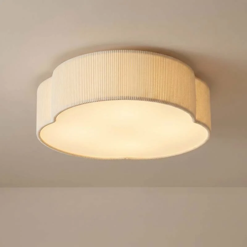 B-Ware Lindby Deckenleuchte Winona LED Lampe dimmbar CCT creme 48x46cm IP20 2300lm