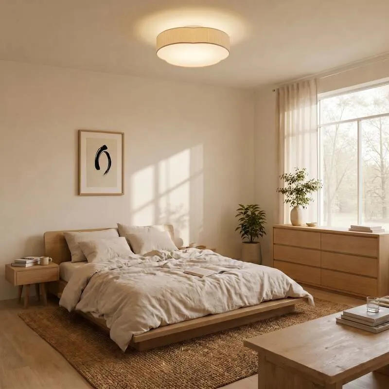 B-Ware Lindby Deckenleuchte Winona LED Lampe dimmbar CCT creme 48x46cm IP20 2300lm