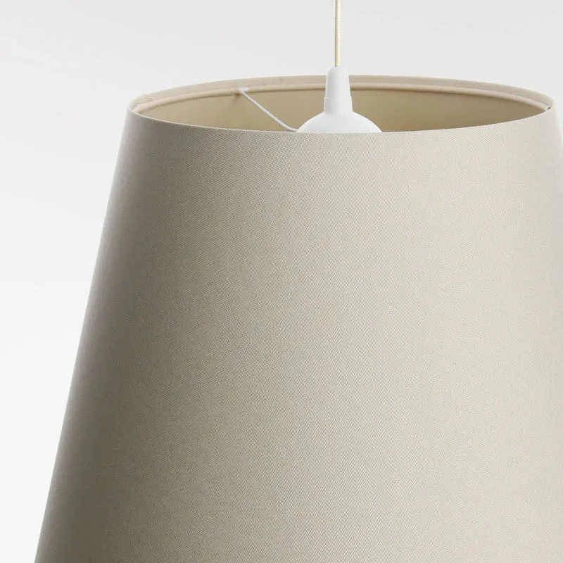 B-Ware Hängeleuchte Sensei doblo LED Pendelleuchte dimmbar creme grün 50cm Ø 50cm
