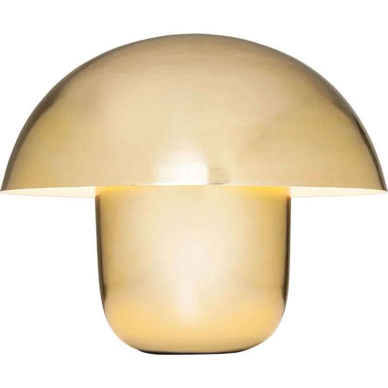 Schicke Tischleuchte Mushroom Messing