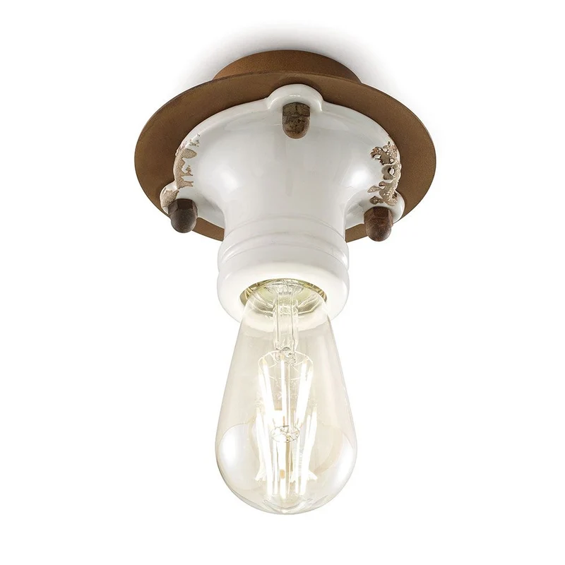 Ferroluce Pipes Deckenlampe Weiß