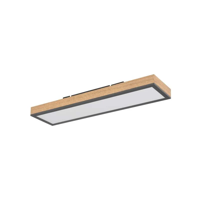 B-Ware LED-Deckenleuchte Doro 60 cm Eiche MDF 18 W 1920 lm warmweiß Globo