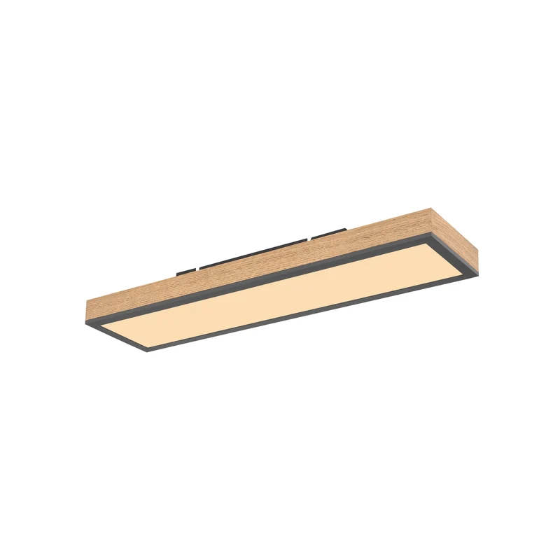 B-Ware LED-Deckenleuchte Doro 60 cm Eiche MDF 18 W 1920 lm warmweiß Globo