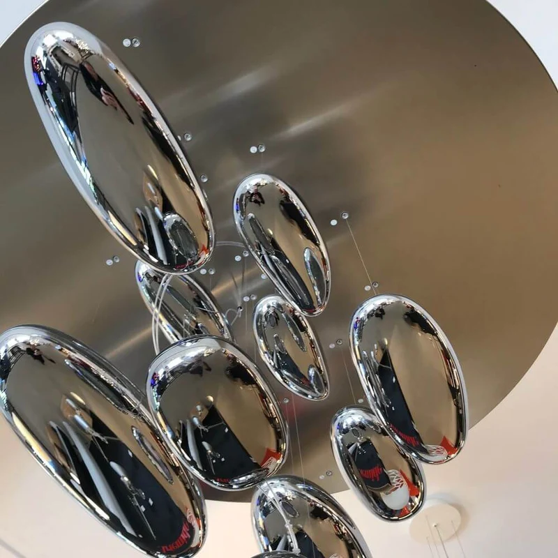 Artemide Mercury Sospensione Deckenleuchte Ø 110cm Chrom
