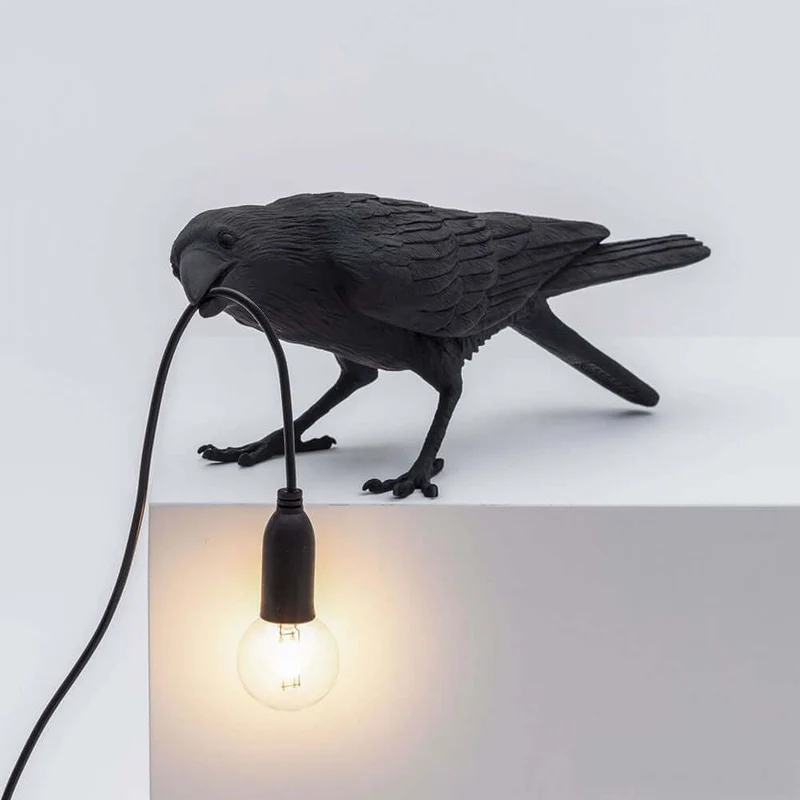 Seletti Bird Tischleuchte gebeugt