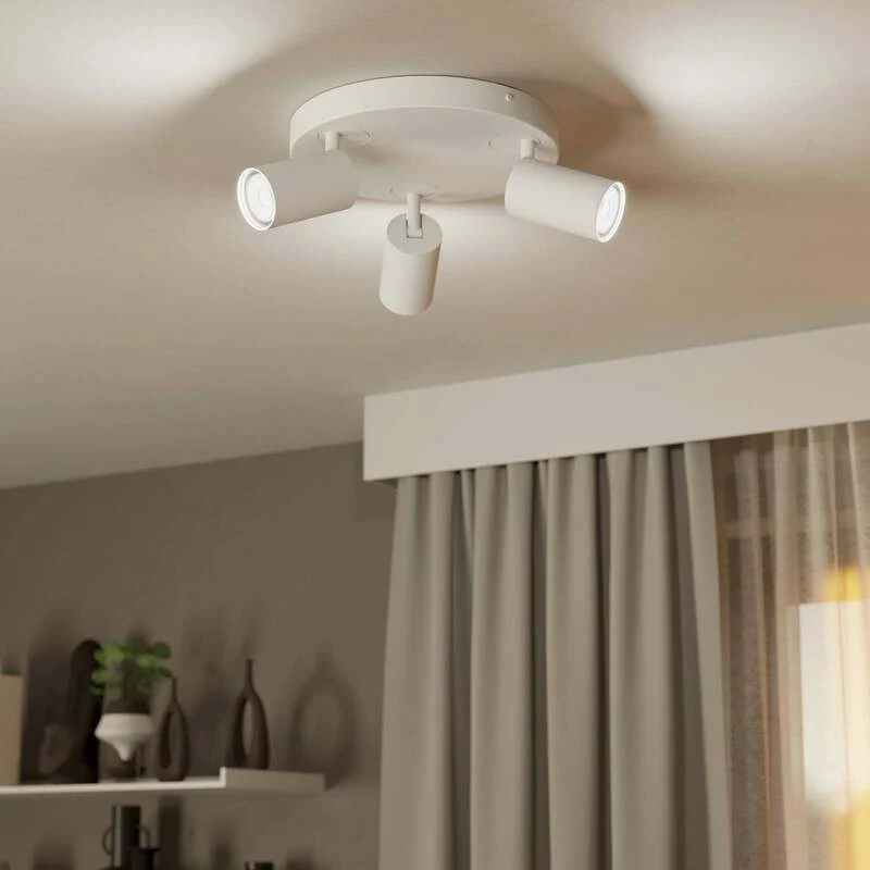 B-Ware Eglo Deckenlampe Telimbela-Z LED dimmbar Strahler Farbwechsel 3-flammig weiß