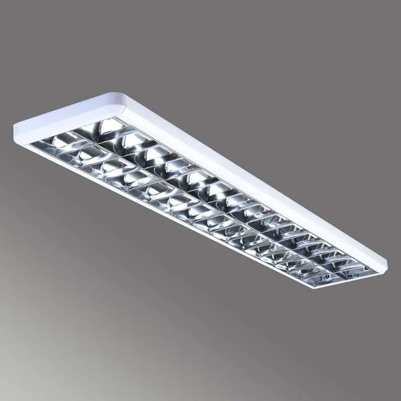 B-Ware G & L Handels GmbH Rasteranbauleuchte dimmbar 432 LED Leuchte weiß 154,5x32cm