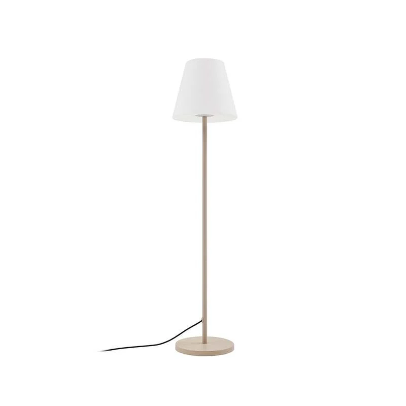 B-Ware Lucande Terrassenleuchte Jaimy LED Gartenlampe Außenleuchte beige 152,5cm