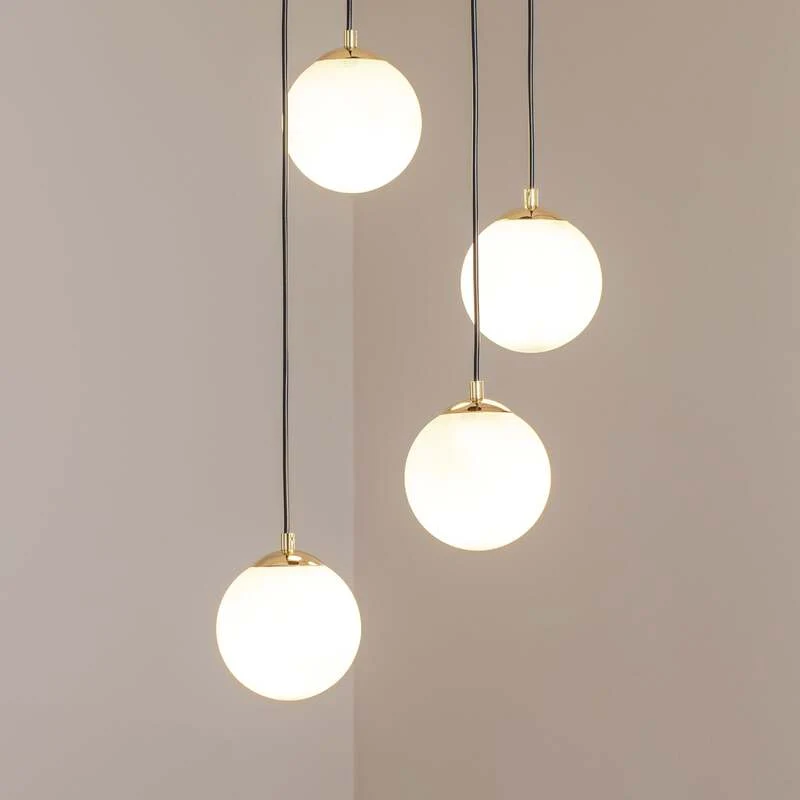 B-Ware Euluna Glassy Hängeleuchte Hängelampe Leuchte Lampe Pendelleuchte Licht schwarz