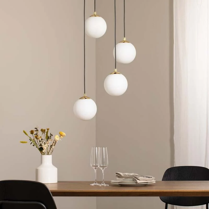 B-Ware Euluna Glassy Hängeleuchte Hängelampe Leuchte Lampe Pendelleuchte Licht schwarz