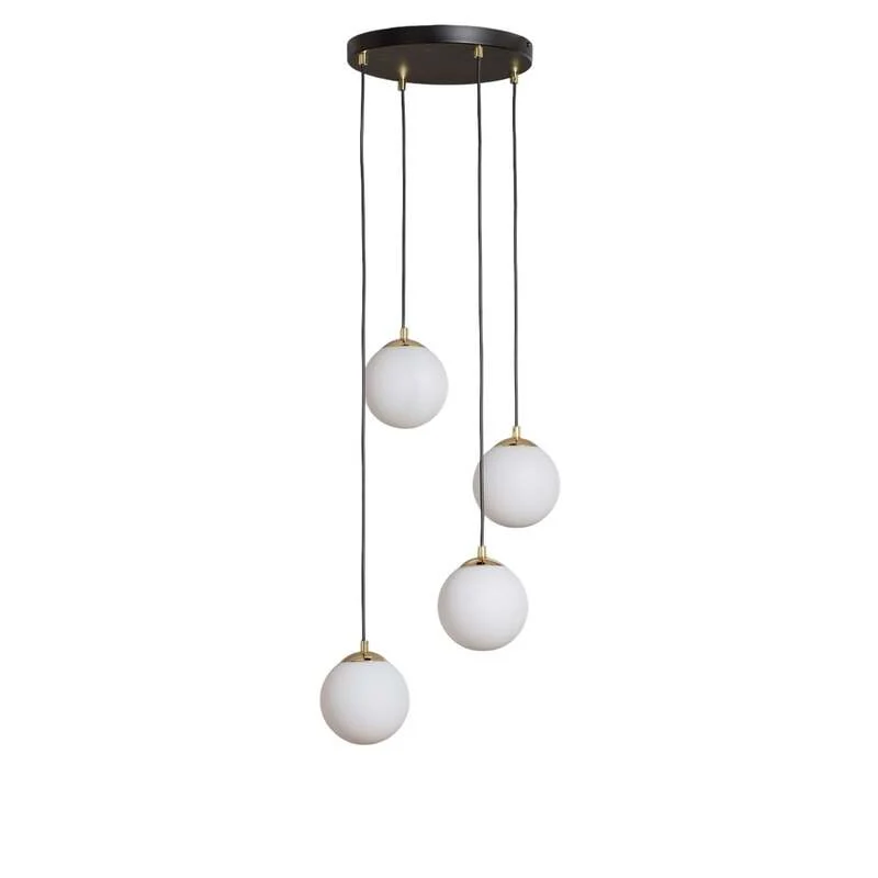 B-Ware Euluna Glassy Hängeleuchte Hängelampe Leuchte Lampe Pendelleuchte Licht schwarz