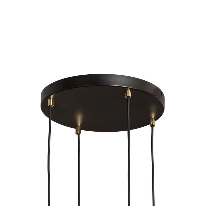 B-Ware Euluna Glassy Hängeleuchte Hängelampe Leuchte Lampe Pendelleuchte Licht schwarz