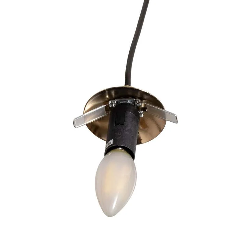 B-Ware Euluna Glassy Hängeleuchte Hängelampe Leuchte Lampe Pendelleuchte Licht schwarz