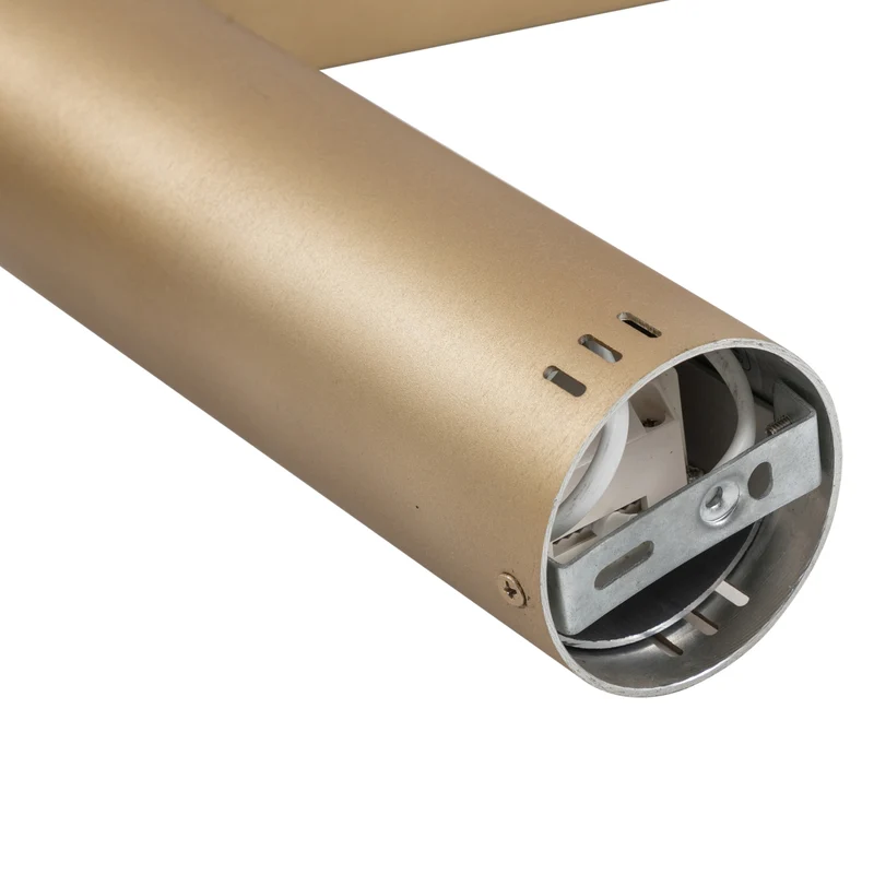 B-Ware Lucande Hängeleuchte Melinay LED Pendelleuchte dimmbar gold CCT Tuya 110x32cm