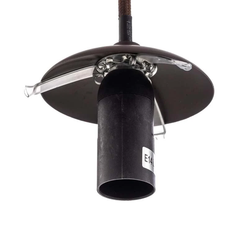 B-Ware Lindby Pendelleuchte Valentina 3-flg. rauchgrau rund Metall Glas 1500mm