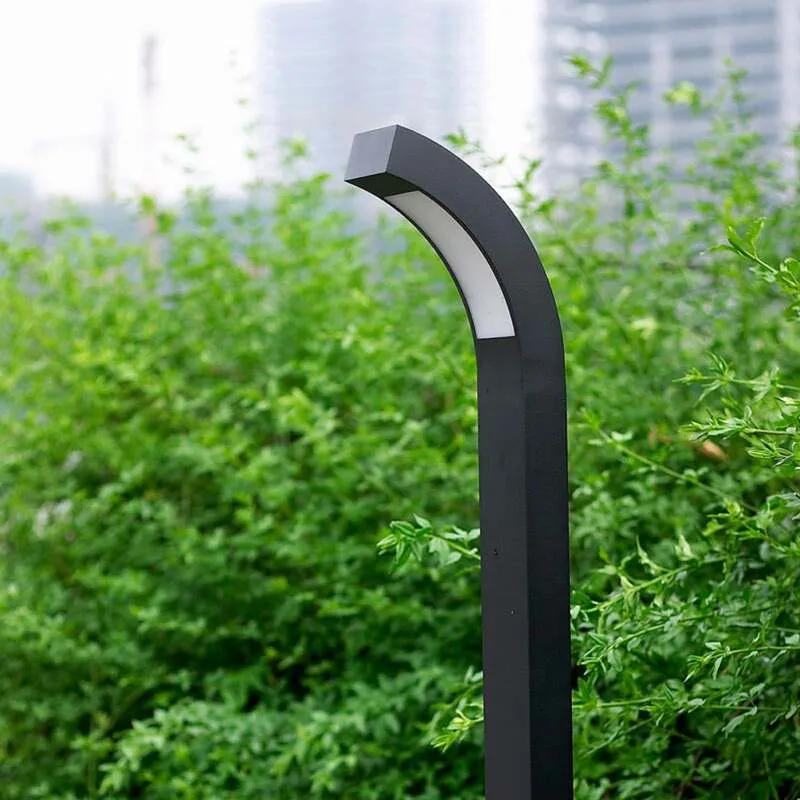 B-Ware Lucande Wegeleuchte Gartenleuchte Lennik LED Pollerleuchte anthrazit 100cm IP54