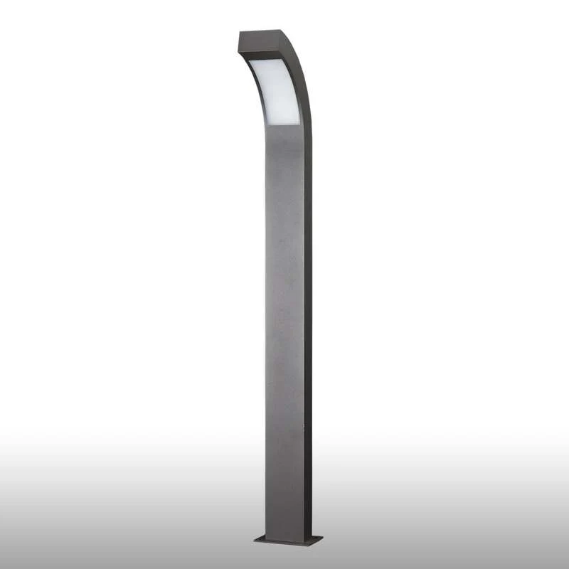 B-Ware Lucande Wegeleuchte Gartenleuchte Lennik LED Pollerleuchte anthrazit 100cm IP54