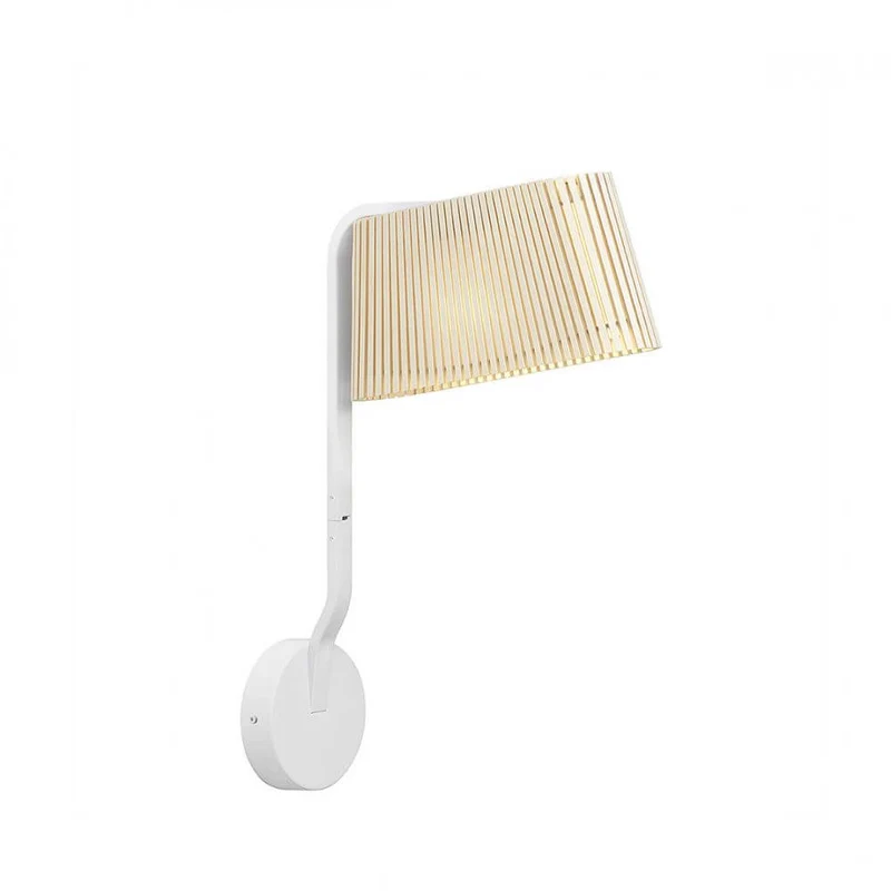 LED Wandleuchte Owalo 7030 aus Holz 47cm