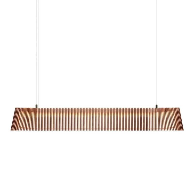 LED Pendelleuchte Owalo 7000 aus Holz 100cm