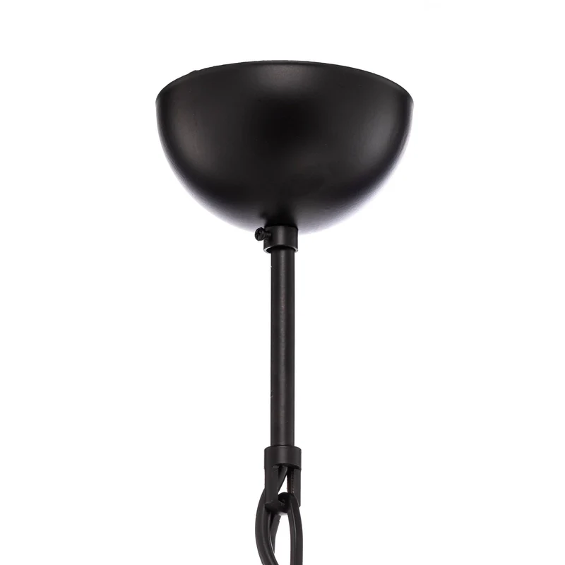 B-Ware Avonni AV-7002-1876-6BSY Kronleuchter Hängeleuchte schwarz 6-flammig E27 LED