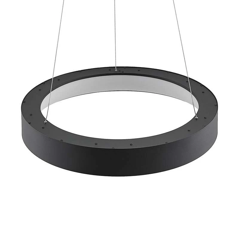 B-Ware Arcchio Pendelleuchte Hängelampe LED Lampe Aleksi schwarz Eisen Kunststoff 60 cm
