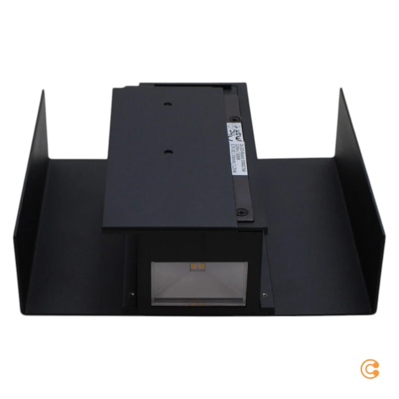 B-Ware JUST LIGHT Aussenleuchte Wandleuchte LED Sensorlampe Akku schwarz Aluminium USB