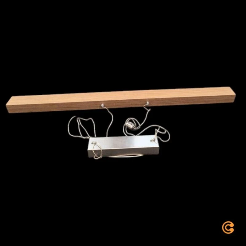 B-Ware Leuchten Direkt LED-Pendelleuchte Amanda Hängelampe Lampe LED Holzoptik dimmbar