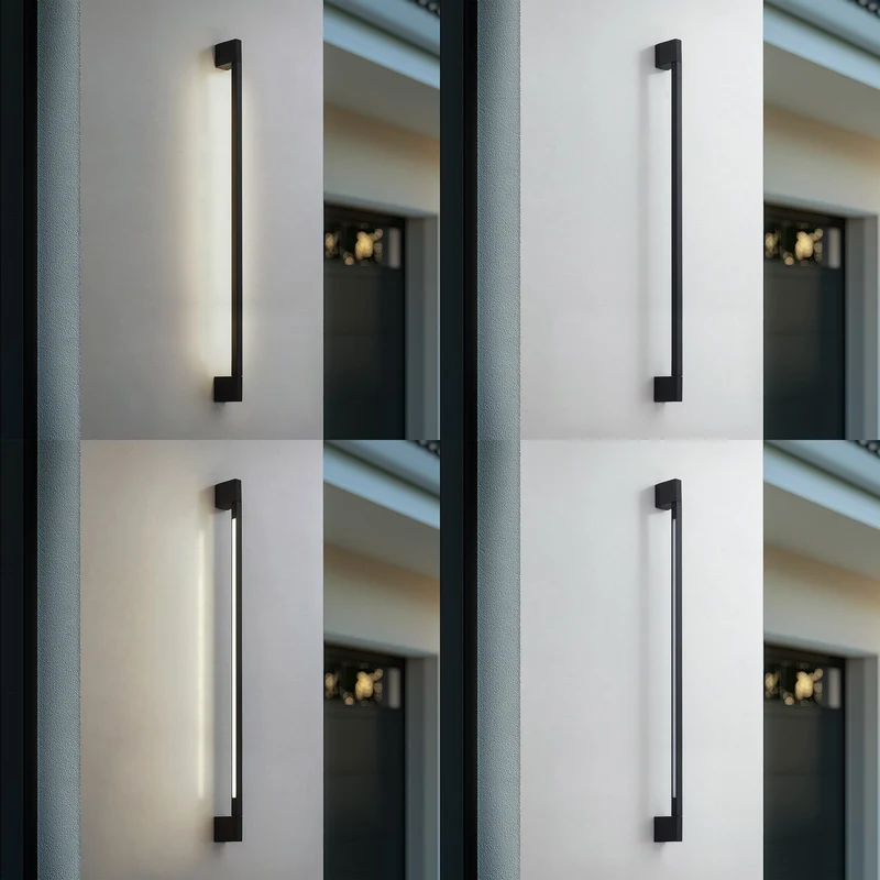 B-Ware Lindby Wandleuchte Wandlampe LED Neano schwarz Metall IP54919