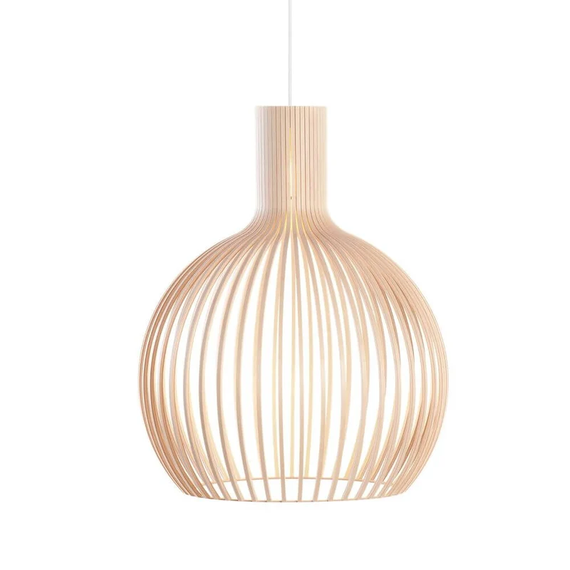 Pendelleuchte Octo Small 4241 aus Holz Ø 45cm