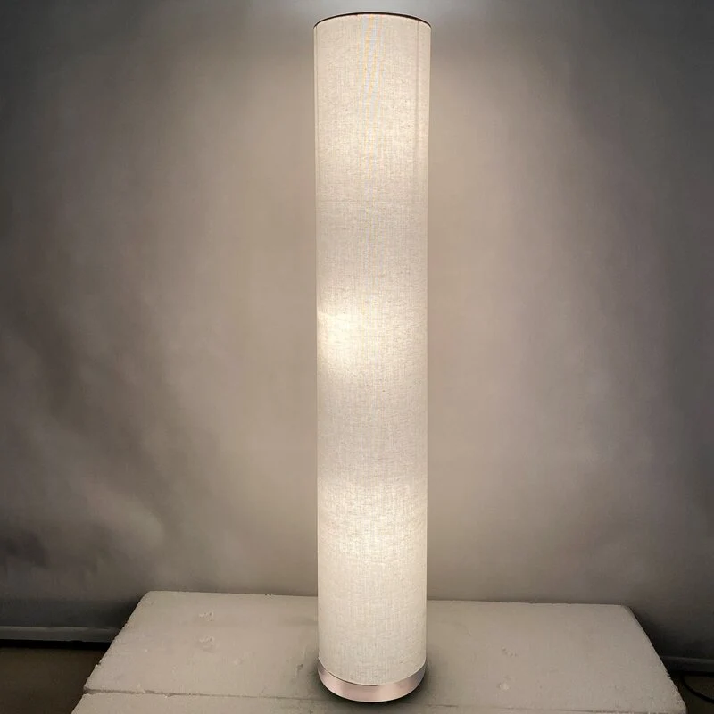 B-Ware Globo Stehleuchte Ava sandfarbener Textil-Schirm Stehlampe Lampe Leuchte Spot668